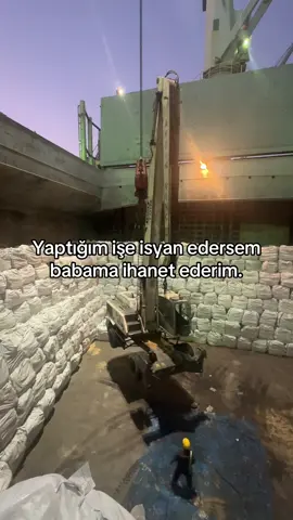 Çünkü 30 yıldır hiç isyan etmedi.#vinç #liman 