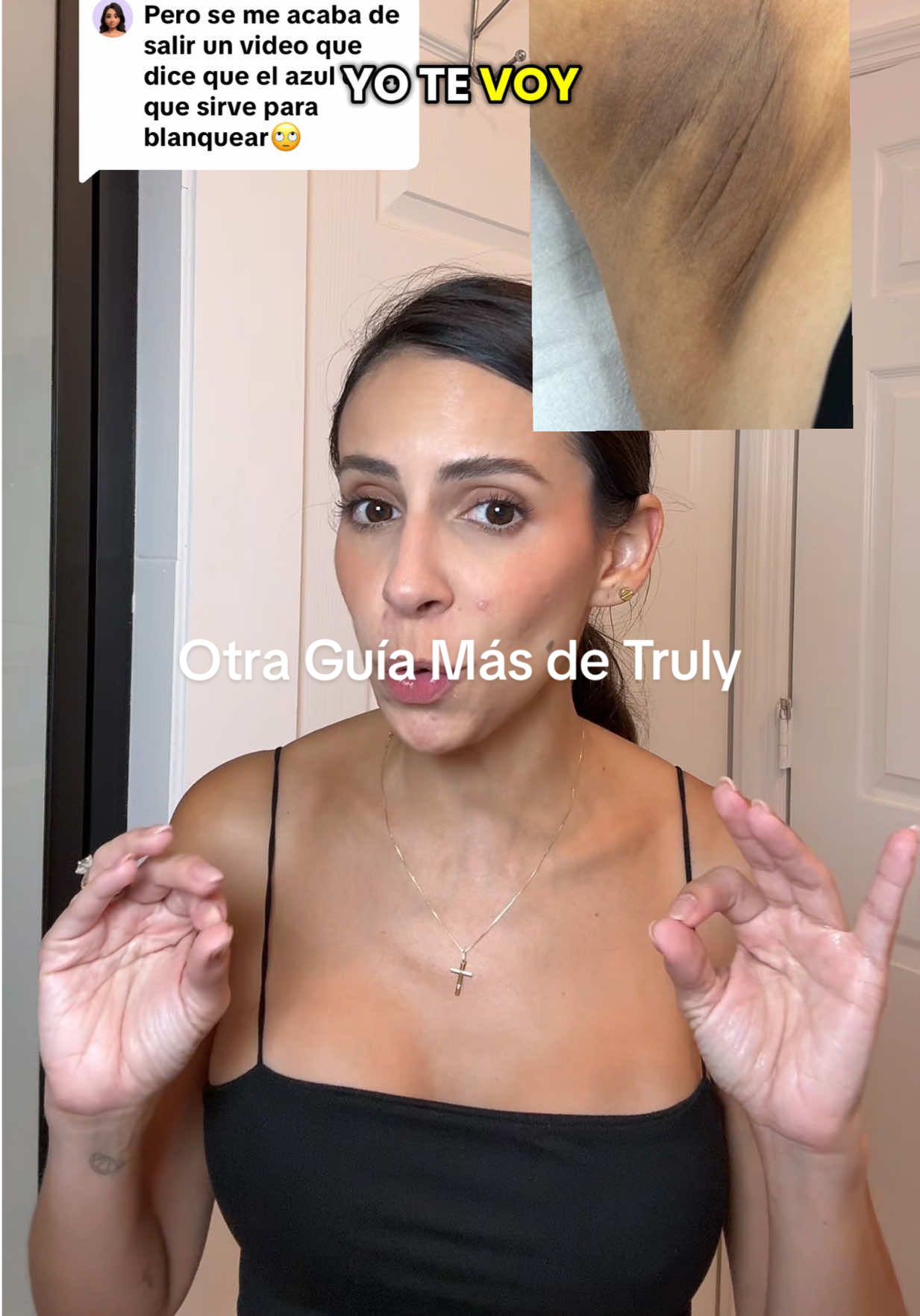 Replying to @IngridR me compre al fin el serum azul y lo estaré probando @Truly Beauty #truly #axilasoscuras #axilasmanchadas 