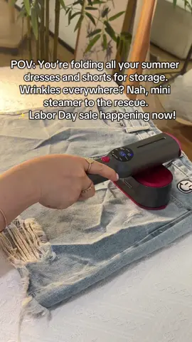 Cos it’s super light, portable and smooth wrinkles faster, especially kill bacteria and dust mites #steamiron #steamer #garmentsteamer #portableiron #tiktokshoplabordaysale     