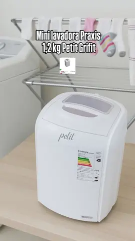 Mini lavadora Praxis 1,2kg Petit Grifit 👚👗 #minilavadora #minilavadoraportatil #praxis #creatorsearchinsights #dicas_utilidades 