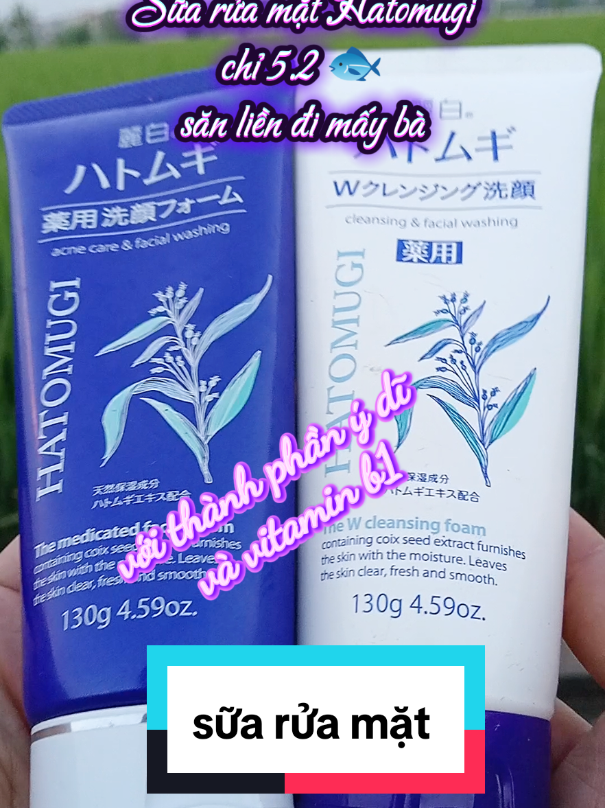 chân ái cho làn da của bạn. #suaruamat sữa rửa mặt Hatomugi hàng nhật chính hãng #mypham @Tổng kho Hoàng Nguyên @Tổng kho Hoàng Nguyên 