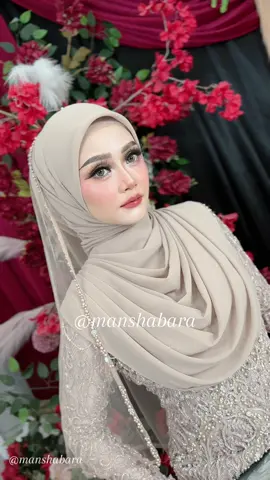 MasyaAllahhhh hijabnyaaa 😍😍 #fyp #xybca #hijabwedding #slayerpengantin #setdrapery 