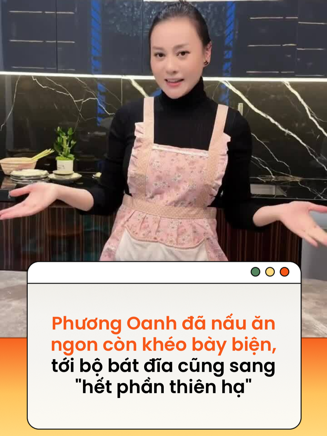 Lâu lắm mới quay lại việc bếp núc, Phương Oanh vẫn khiến dân tình phải trầm trồ như ngày nào #phuongoanh #tiktokgiaitri #amm  Theo thanhnienviet.vn