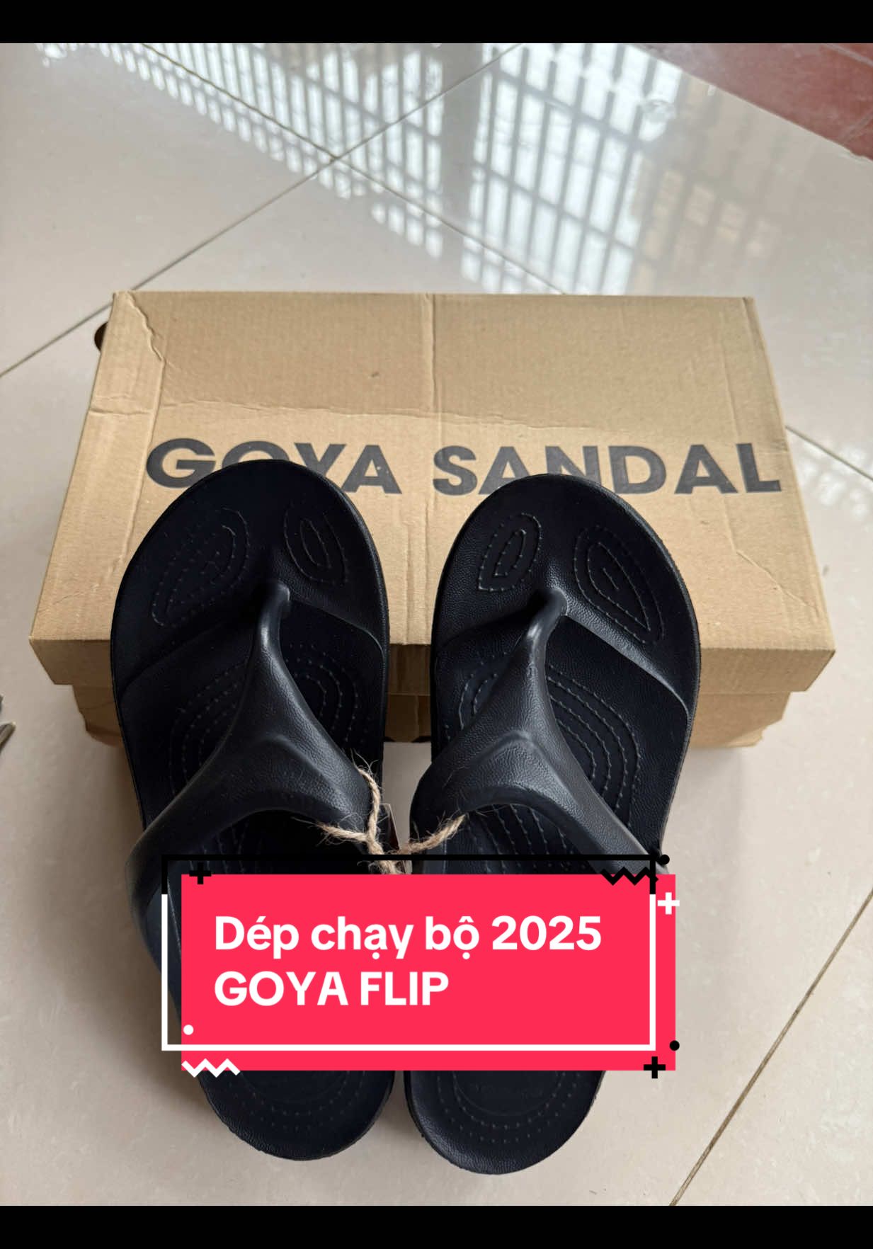Dép chạy bộ GoYa Flip 2025 #depchaybo #Goya #depnam#depnamnu #thethao 
