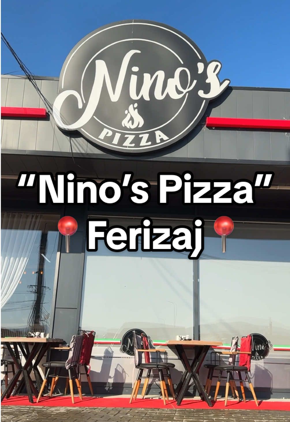 Nino’s pizza ndodhet në magjistralen Ferizaj - Prishtinë e cila posedon pizzat dhe ushqimet më të mira në Kosovë dhe rajon @Ninosspizzaks05 @Besa Tesa Alijaj #ferizaj #kosove #restaurant #pizzeria #ushqim #shkupi #tetova 