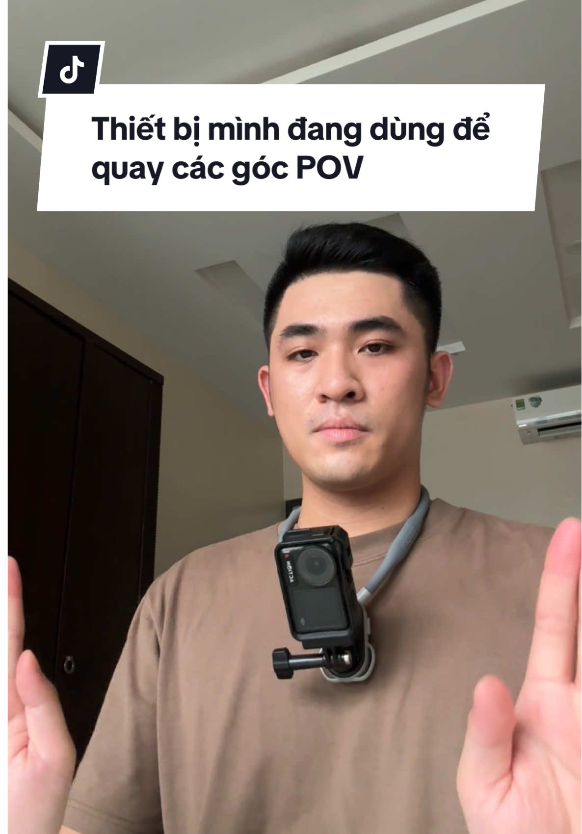 Thiết bị mình đang dùng để quay cho góc POV - Dji Action 4 #leehuy #LearnOnTikTok #ancungtiktok 