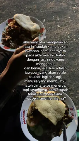 emang kamu ga kangen kita yang dulu? 