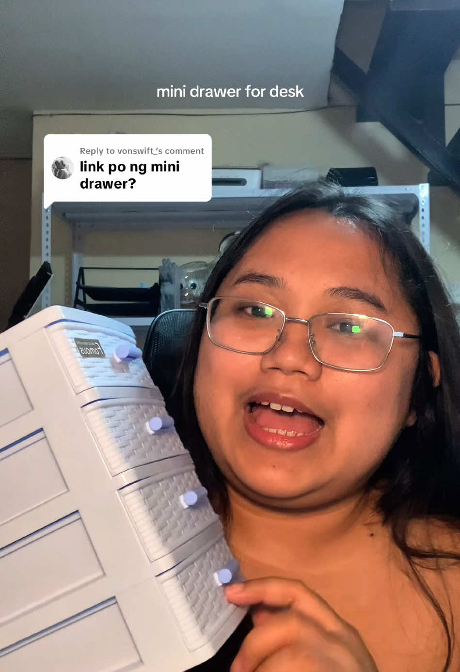 Replying to @vonswift_ Super mura lang, very useful and madami ka na ding malalagay 💕😍🥰 #minidrawer #minidrawerstorage #ministorage #miniorganizer 