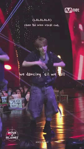 Chen Bo Wen LALALALA vocal cut. #chenbowen #천보원 #skz #boys2planet #kpop @mnet_tiktok_official 