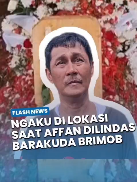Ada di Lokasi, Driver Ojol Kasih Cerita saat Affan Kurniawan Alami Hal Tragis di Pejompongan Jakpus Jurnalis Video | Elga Hikari Putra Driver ojek online bernama Budi (57) mengaku ada di lokasi kejadian saat Affan Kurniawan dilindas oleh kendaraan Barakuda Brimob di kawasan Pejompongan, Tanah Abang, Jakarta Pusat pada Kamis (28/8/2025) malam. Hal itu disampaikannya saat ikut mengantar jenazah Affan ke tempat peristirahatan terakhirnya di TPU Karet Bivak, Tanah Abang, Jakarta Pusat pada Jumat (29/8/2025). Sumber: Tribunjakarta.com