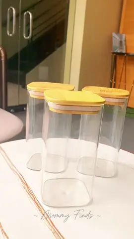 Minimalist Square Type Glass Jar with Airtight Wooden Lid Food Organizer Bamboo Containers Kitchen Canister #FoodContainer #JarGlass #KitchenCanister #tiktokfinds #fyppppppppppppppppppppppp 