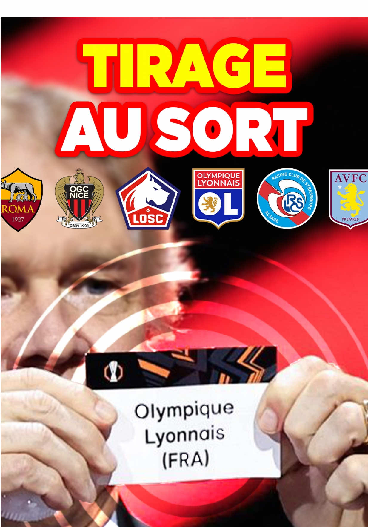 Le TIRAGE de l’EUROPA LEAGUE est HYPANT ! 😳 #pourtoi #foot #ol #losc #rcsa 