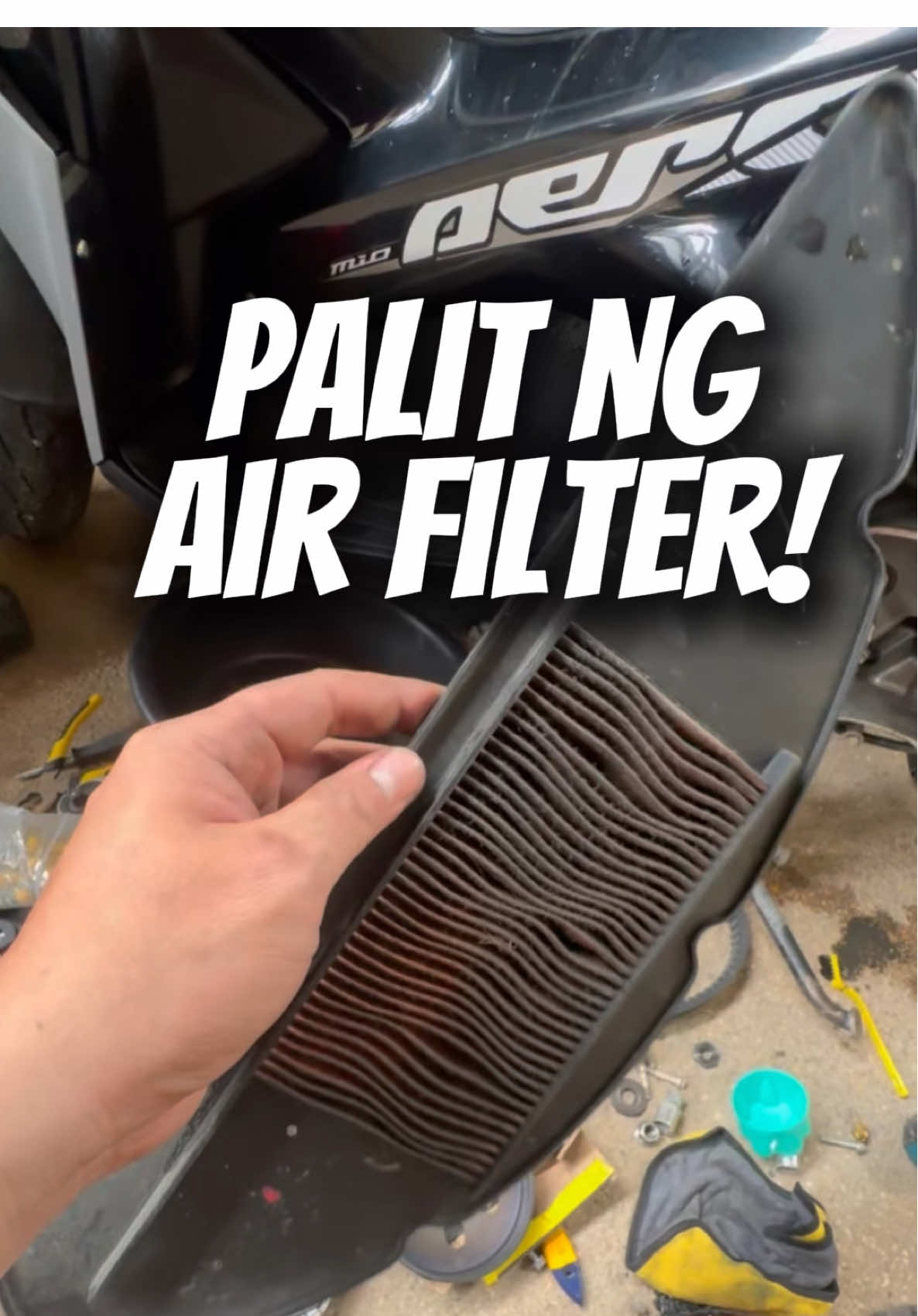 Air filter for yamaha aerox v2 and nmax v2 #aeroxairfilter #airfilter #yamahaaerox #nmaxairfilter 