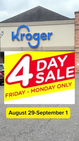 Our Kroger 4 day sale is here! Items may vary! #kroger #krogerdeal #couponcommunity #krogerdeals #krogercouponer 