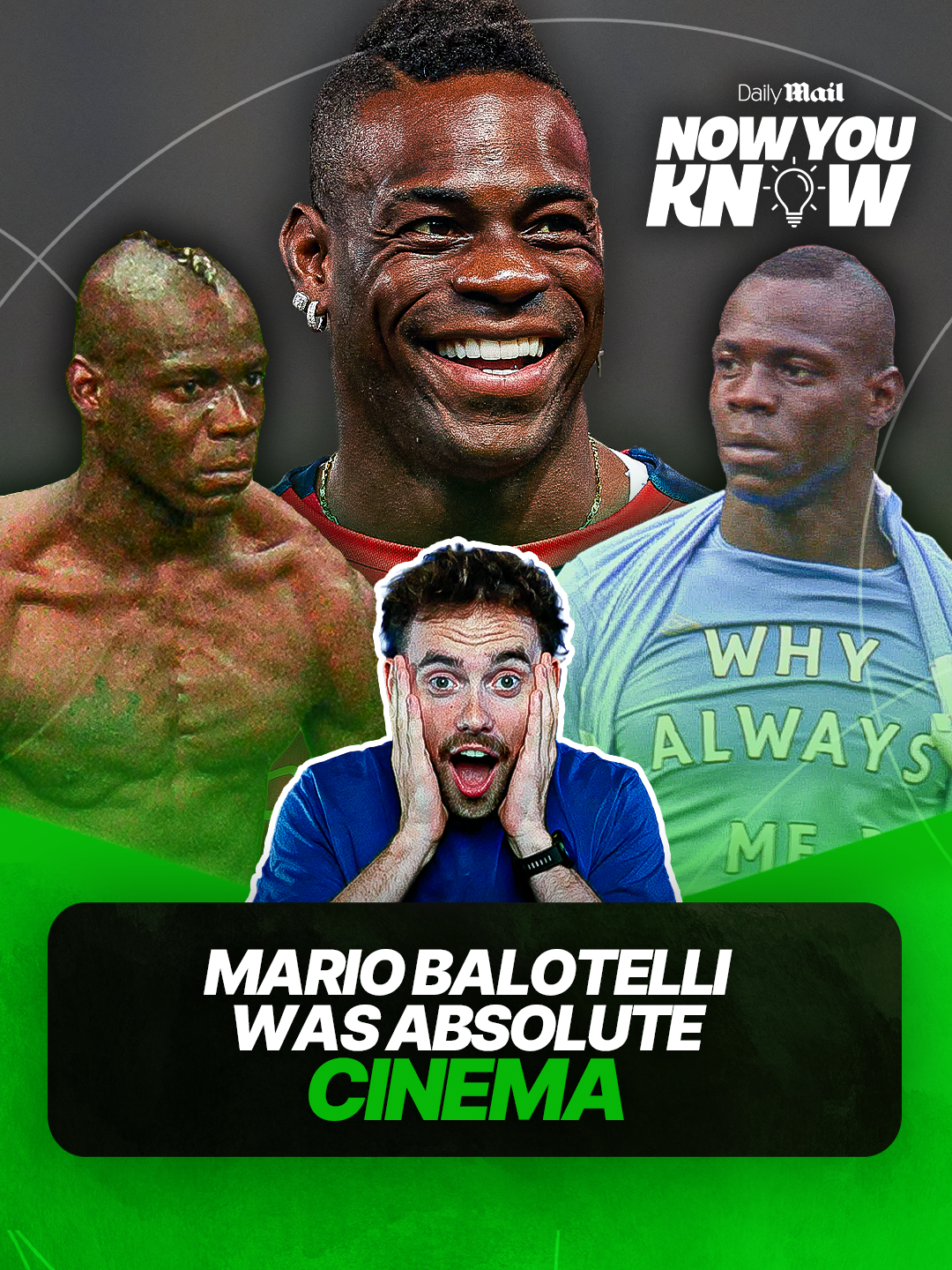 There is NOBODY quite like Mario Balotelli 🤣🤪 #football #balotelli #mancity #fireworks #italy