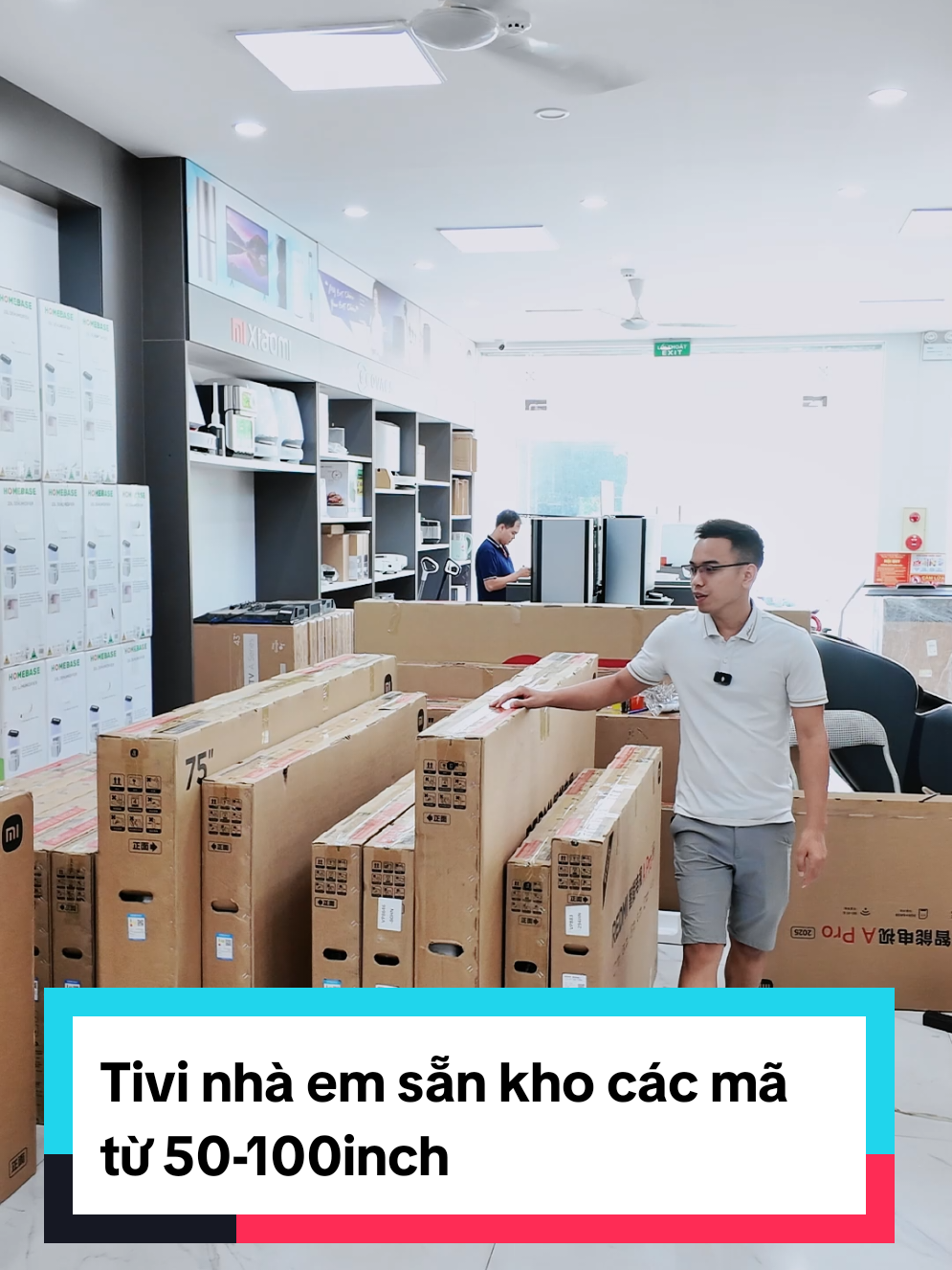 Tivi nhà em sẵn kho các mã từ 50-100inch.#tivi #tivixiaomi #tivixiaomigiare #tivixiaomi85inch #tivixiaomihanoi 