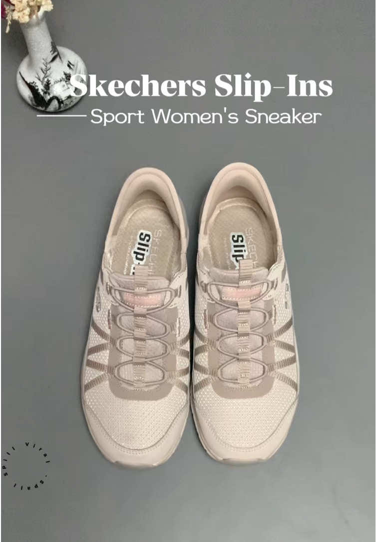 Skechers Slip-Ins Gratis Sport Women's Sneaker - Taupe #sneakers #skechers #skecherswomen #skechersoriginal #sepatusneakerswanita #sneakerswanita 