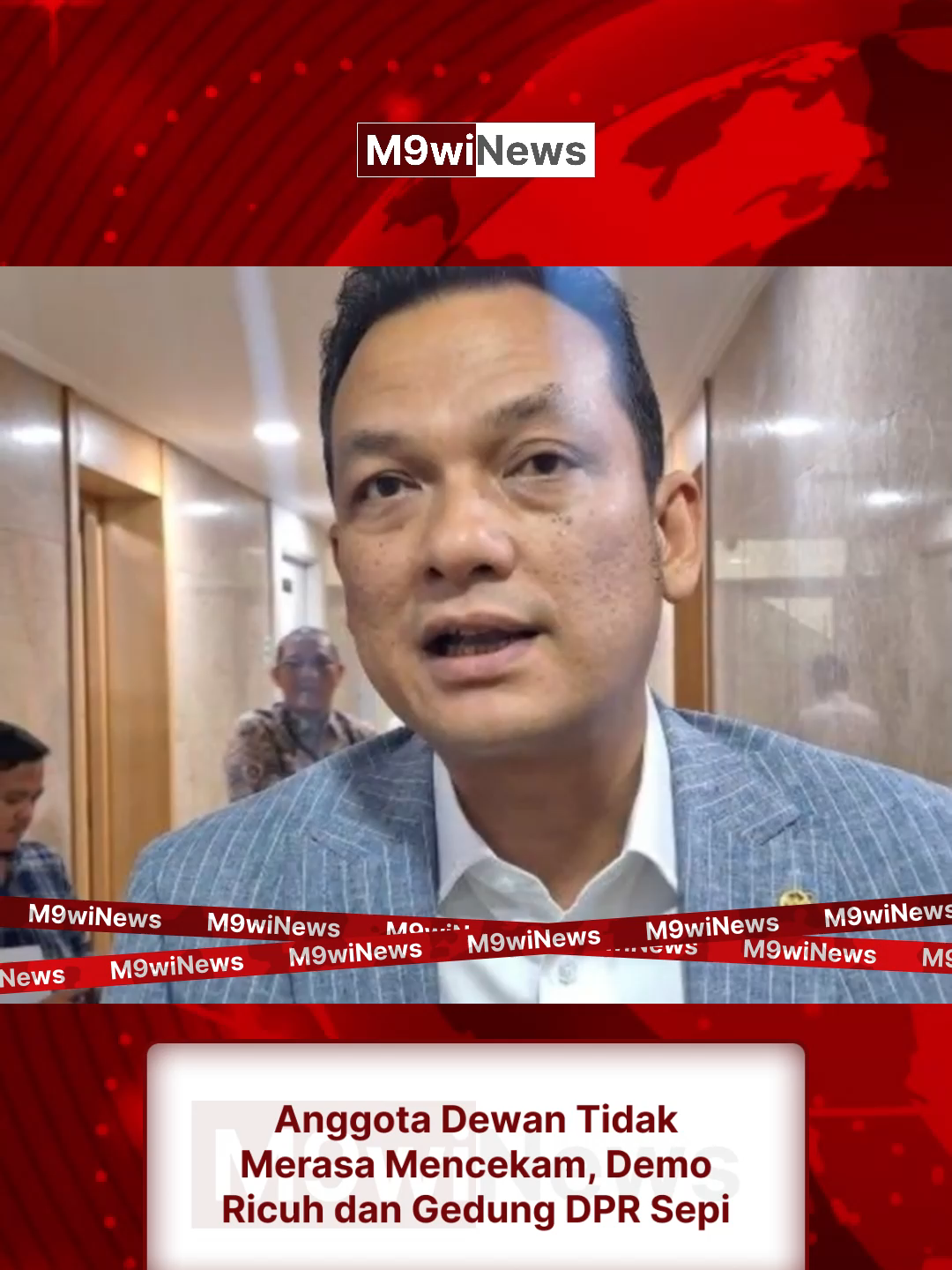 Wakil Ketua Badan Legislasi (Baleg) DPR RI, Martin Manurung, menilai unjuk rasa penolakan kenaikan tunjangan anggota dewan hari ini, Kamis (28/8/2025), tidak mencekam meski berlangsung ricuh. Pernyataan tersebut disampaikan Martin saat ditanya apakah DPR RI hari ini sepi dan hanya sedikit anggota dewan yang hadir karena masyarakat menggelar unjuk rasa. 