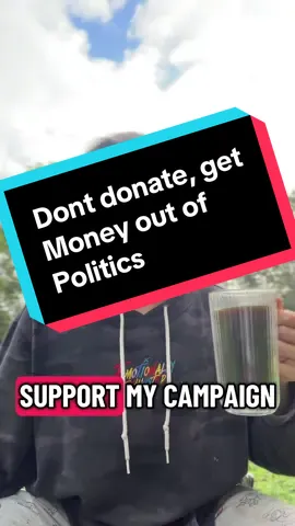 Get money out of politics https://elyonbadger.com