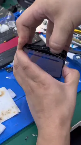 Repair lcd yang kena green line 🤭😂 #iphone #greenline #serviceiphone 