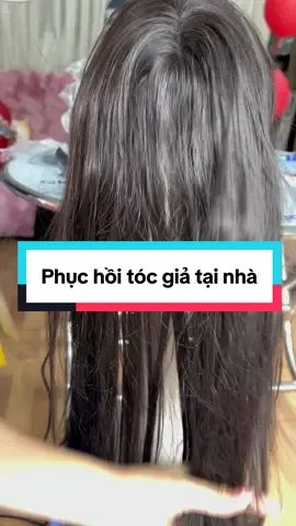Phục hồi tóc giả tại nhà, quá dễ với tụi mình 