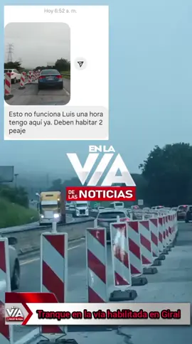 Conductores solicitan que ae habilite otra caseta para agilizar el movimiento vehicular hacia Colón.  @LUIS SALAZAR C3 