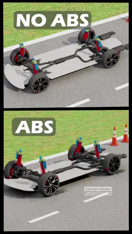 How ABS works #drivingschool #adnaan_altaher #عدنان 