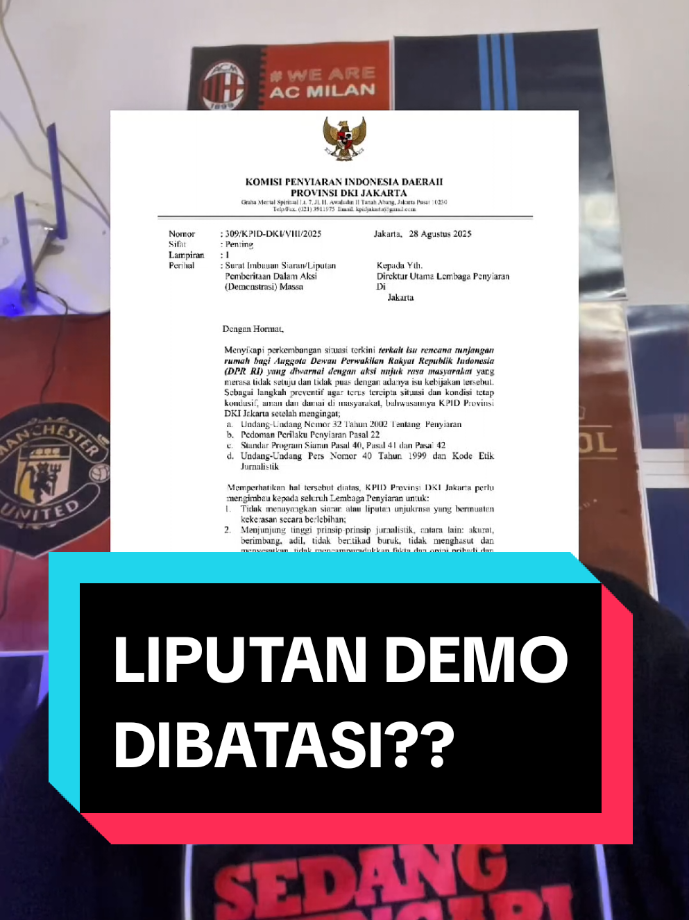 Media TV diimbau buat tidak menayangkan berita 