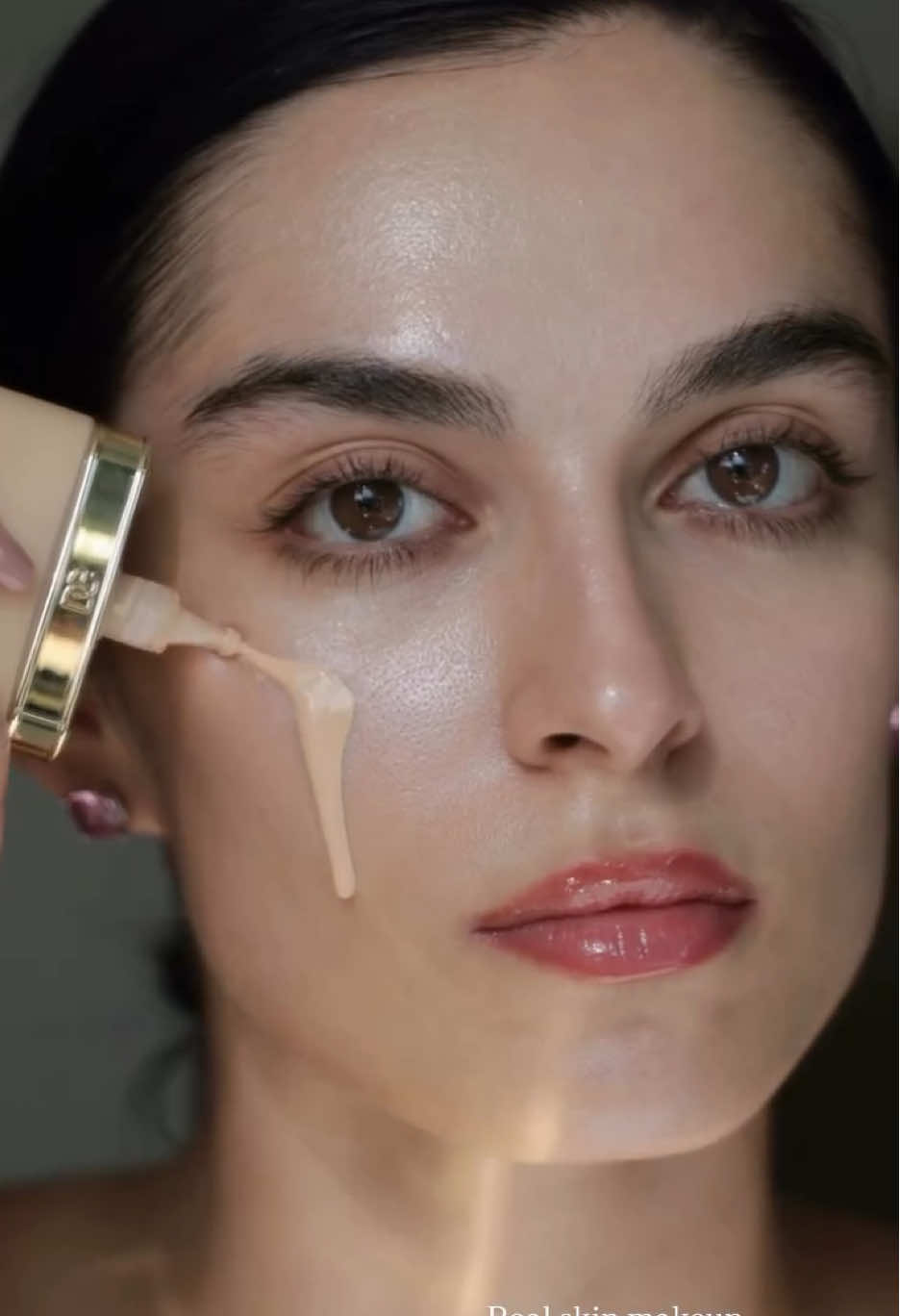 Real skin makeup 😍 @Mina #makeuptutorial 