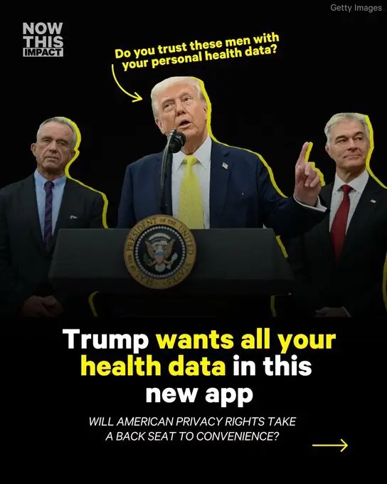 Giving your personal health data to the government — especially this government — doesn’t seem like a very good idea…