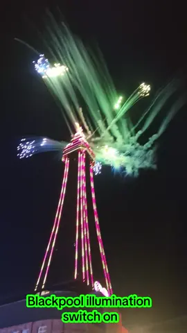 Blackpool illumination switch on #blackpool #illumination #lights #fireworks #blackpooltower 