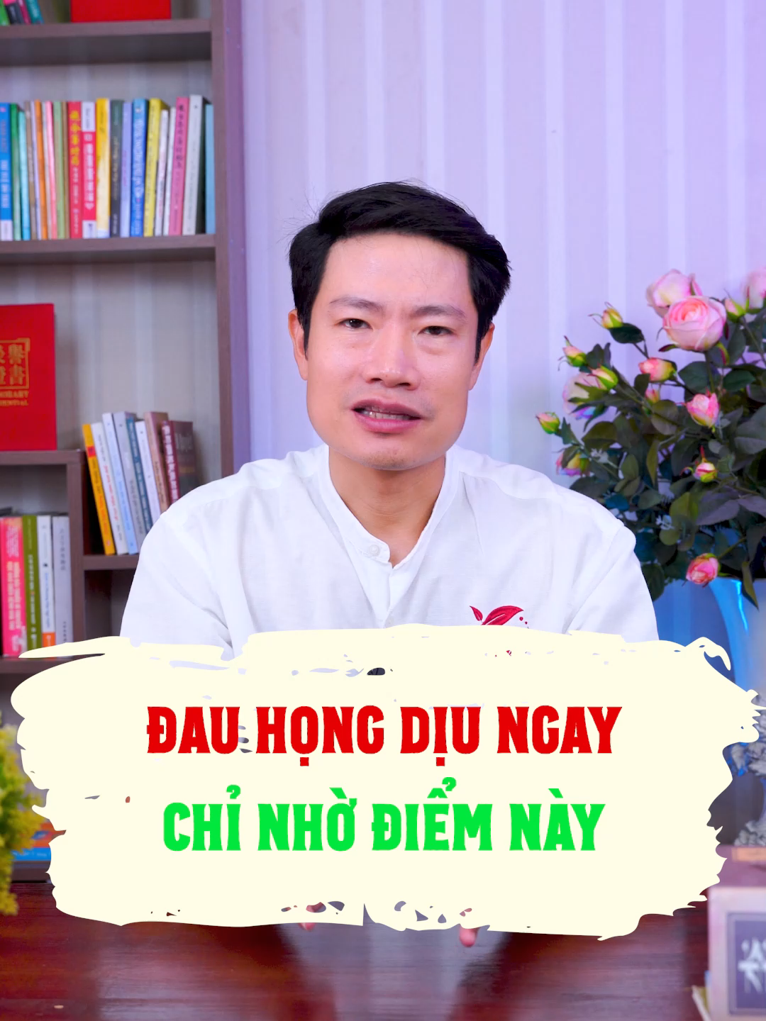 Đau họng dịu ngay chỉ nhờ điểm này #tranhoanghai #suckhoe #dauhong #bamhuyet #ho