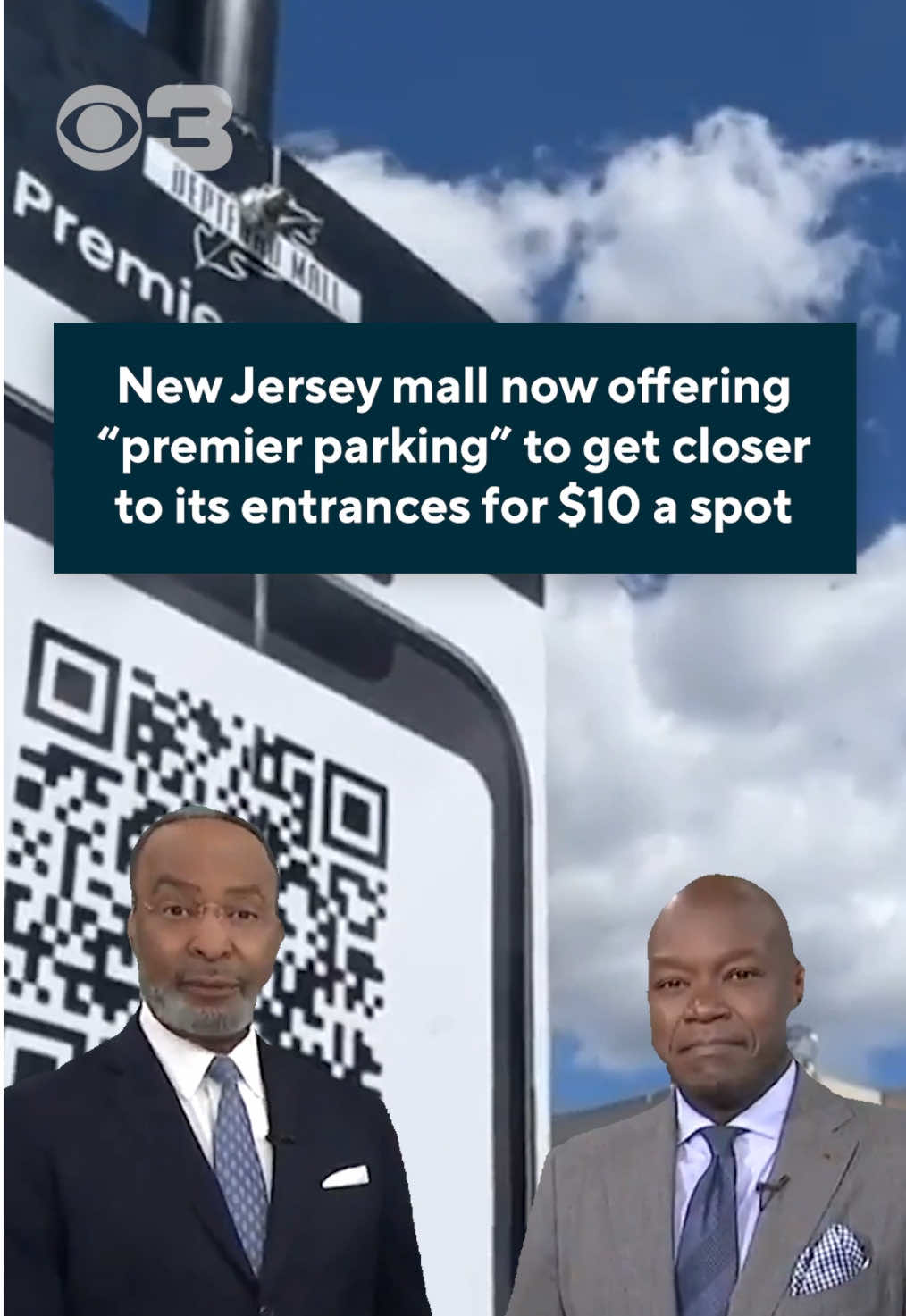 Customers at Deptford Mall in Gloucester County, #NewJersey, will see signs with a QR code at parking spots closest to the shopping center's entrances — and it will cost $10 a spot. Customers can scan the QR code, which directs them to a website where they can enter their phone number, select a time slot, input their vehicle's license plate number and then complete the payment. The rest of the parking lot remains free, but these marked spaces require the $10 fee, which is something Deptford Mall shoppers haven't encountered before — and customers CBS News Philadelphia spoke with weren't too pleased.
