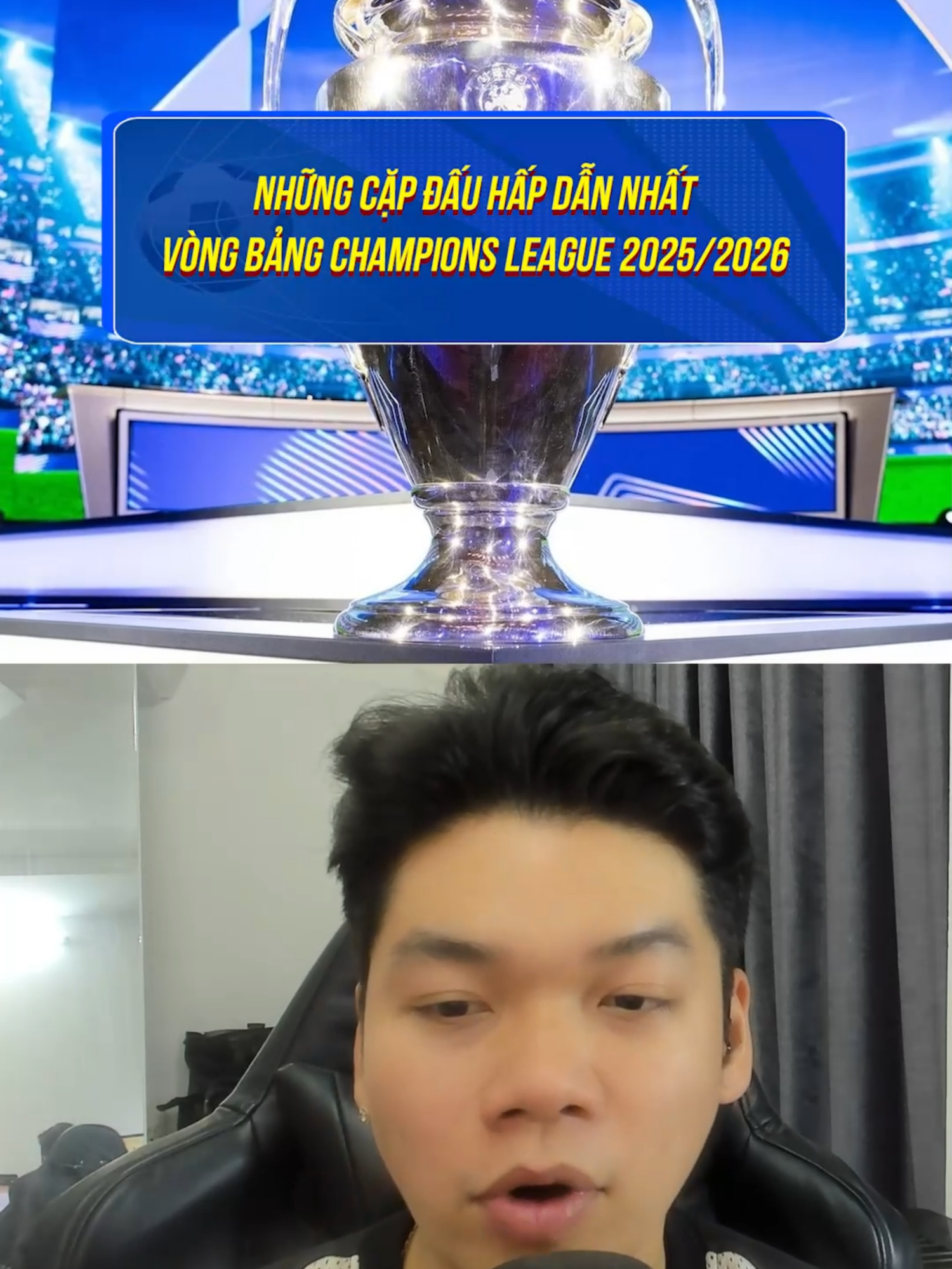 Những cặp đấu hấp dẫn nhất vòng bảng Champions League 2025/2026 #sportsontiktok #boxstudio #football