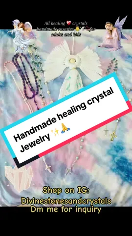 Check out my shop on Instagram @ Marisdivinestonesandcrystals ♥️🙏#fyppppppppppppppppppppppp #tiktokviral #handmadejewelry #healingcrystals #fypage 