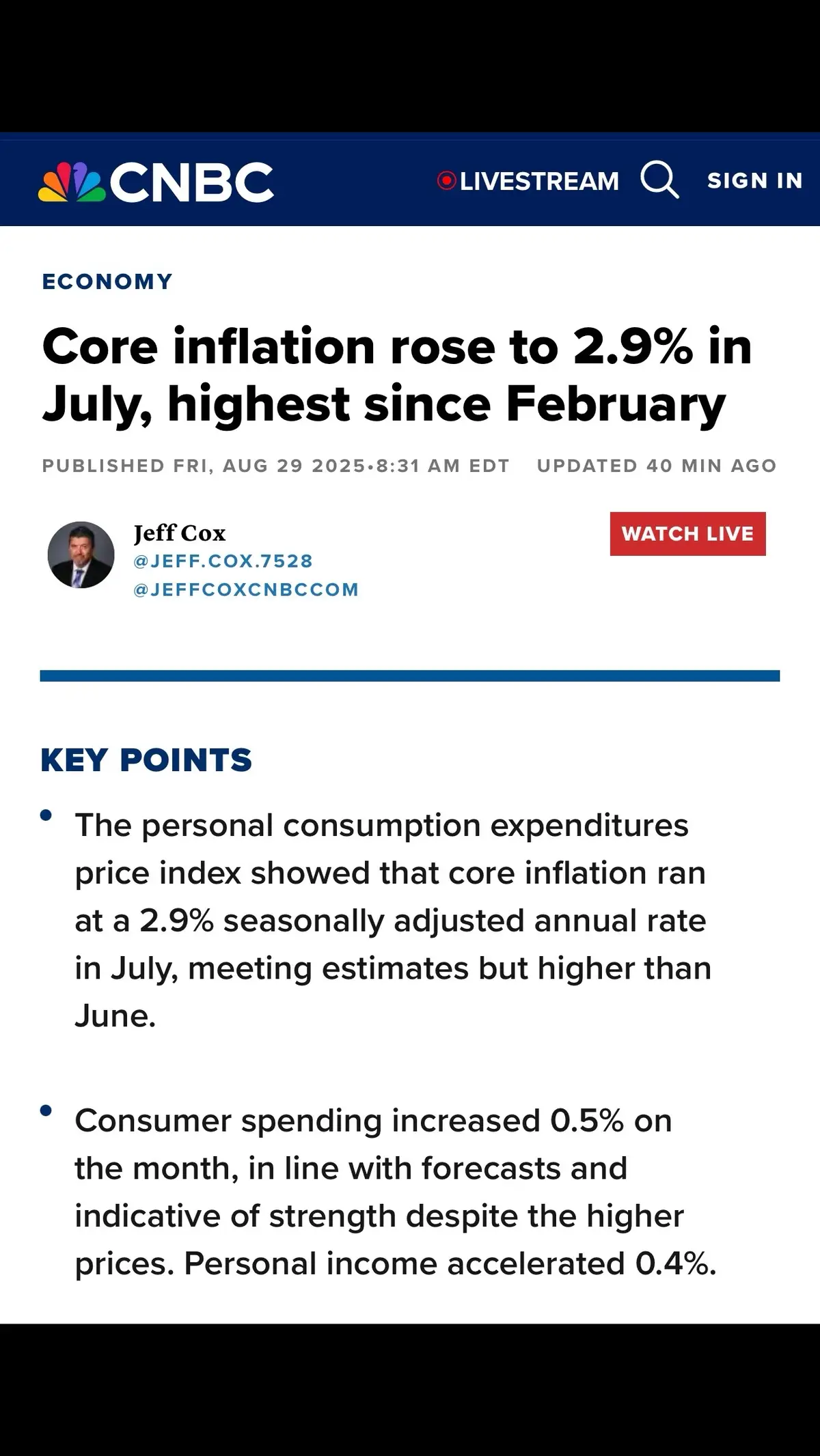 Had there been no tariffs, we would already be much closer to the Fed’s 2% inflation target—and rates would be lower right now. For those blaming Powell for today’s inflation, that’s simply misplaced. The tariffs put in place by Trump are a major reason prices remain high. Auto suppliers, auto dealers, and big retailers (as shown in recent earnings calls) are all struggling not to pass higher costs onto shoppers, but we’re still seeing higher prices for food, energy, and much more. To be blunt, the blame for these stubbornly high costs falls on Trump’s tariffs. I’ve never agreed with tariffs—I believe a stronger trade deal could have been achieved without them. If there’s one thing I’d hoped for, it was that a true dealmaker wouldn’t have needed tariffs to negotiate a better deal. But consumers are the ones paying the price—and inflation definitely isn’t back down on day one, as was promised. Tariffs are clearly adding to inflation, but here’s the key: we’re likely not going to see a huge spike in inflation from here. What people are missing is the opportunity cost—the amount of downward progress we’ve lost. Under the Biden administration, inflation was on a steady downward path. The tariffs put a stop to that trend, and now we’re seeing a reversal. So rather than worrying about runaway inflation, the real issue is how much closer we could have been to the 2% target had those tariffs not been in place. That’s where the real cost lies. On top of that, I was right about the Fed making a rate cut in September, but it looks like I’ll be wrong about how much. I predicted a one-and-done 50 basis point cut, but now it’s looking like we’ll just get 25 points and then wait to see what inflation does next.