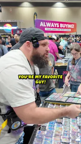 Im their favorite YouTuber, and they were my favorite customers!  . . . Edited by @Brian (Foxy)  . . . #pokemonvendorpov #wholesome #contentcreator #hobby #pokemon                