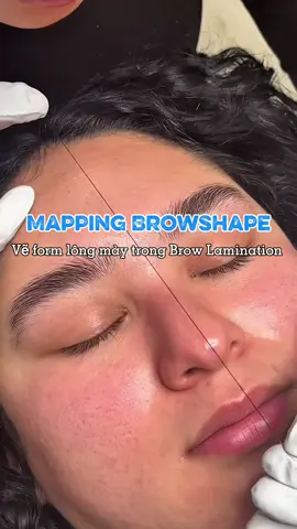 Cách vẽ form lông mày bằng chỉ map #browlamination #browtint #browartist #brow #viral 