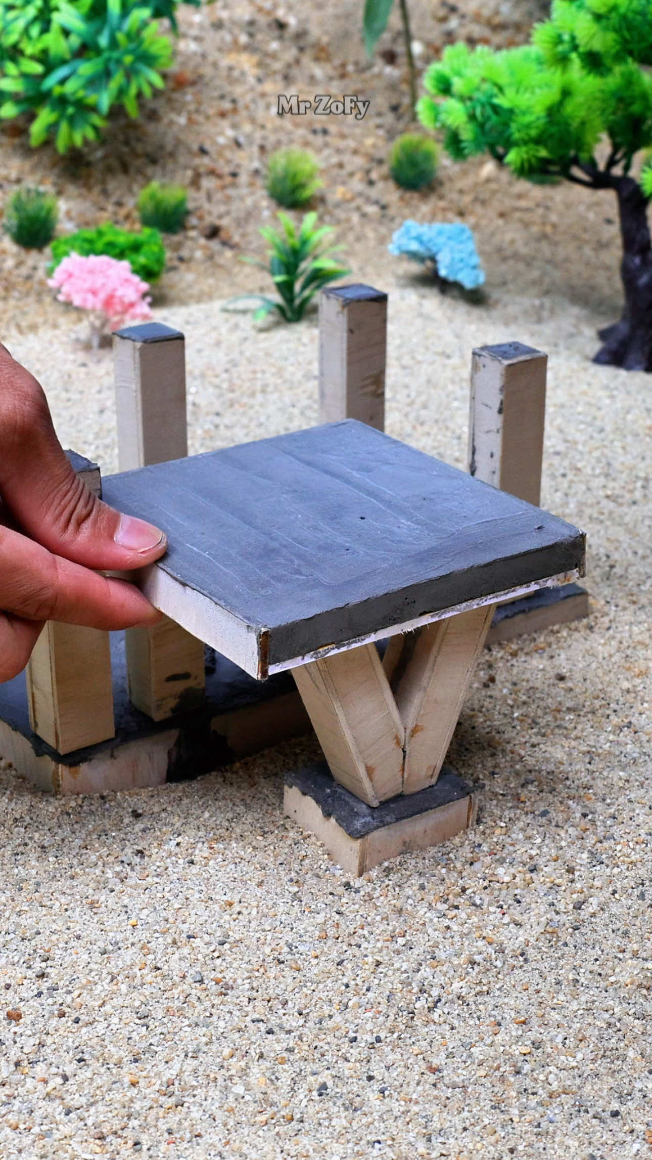 Stunning Modern House on 9 Pillars with Front Pool | Contemporary Architecture #miniature #modernhouse #dreamhouse #vfuho #DIY #house #mrzofy