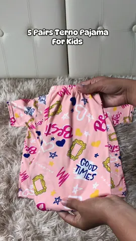 5 pairs terno pajama for kids #ternopajamaforkids #kidsternopajama #kidspajama #pantulog #terno 