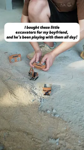 This little gadget is such a hit with guys!#fly #tiktokmademebuyit #toys #mini #excavator @BRRRRT 