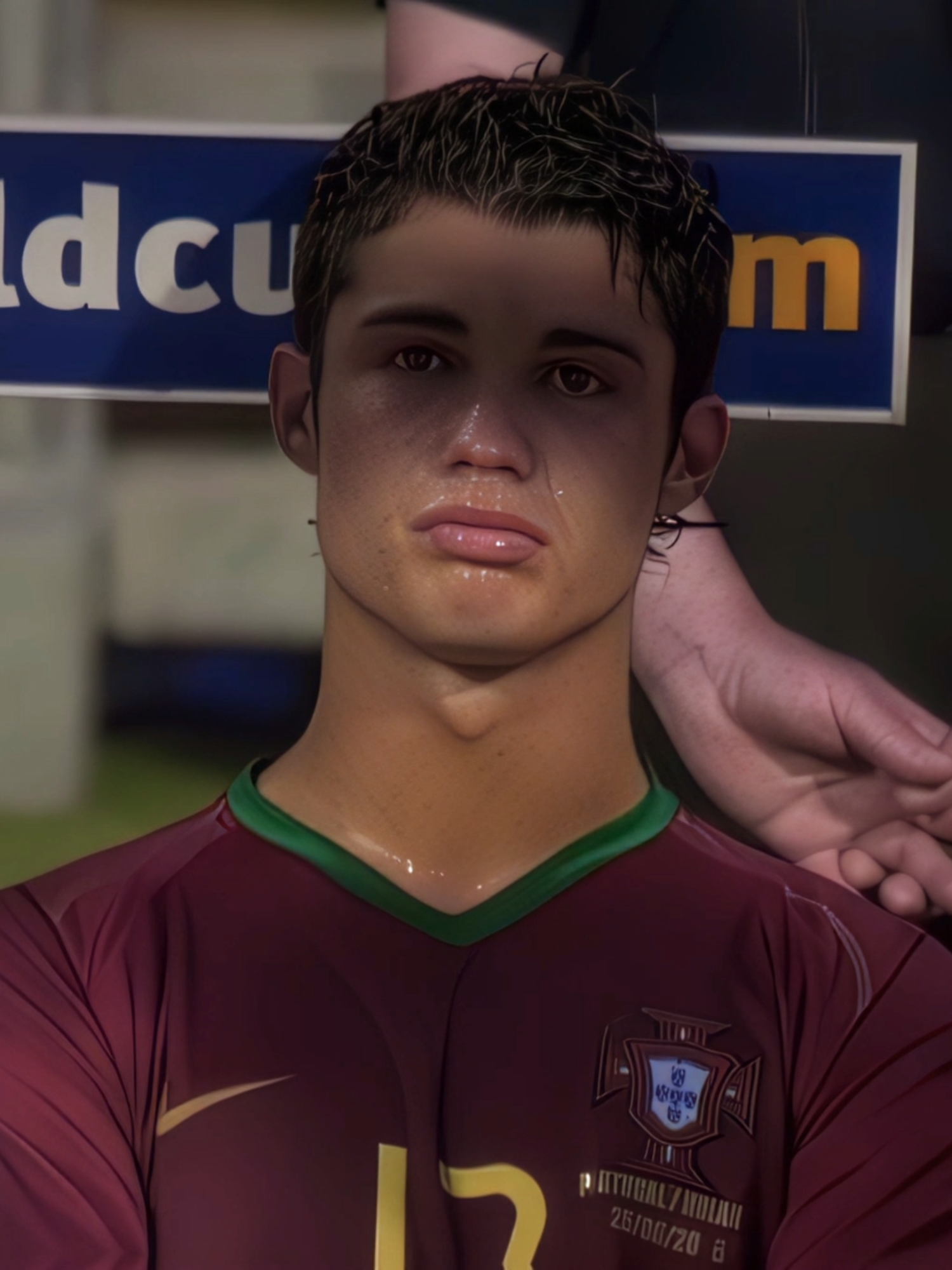 Ronaldo at the 2006 World Cup 💔 | #Ronaldo #WorldCup2006 #SoccerSkills #CR7 #Portugal