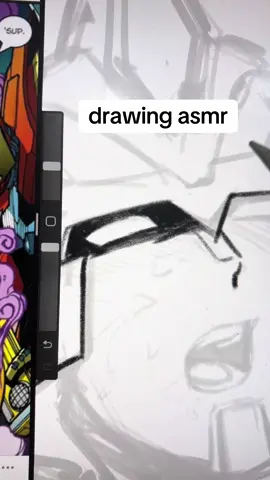 i love this sound so i recorded a video #asmr #digitaldrawing #transformers #rodimusprime 
