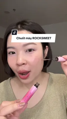 Chuốt mày màu nâu hồng #quycoyeuda #xuhuong #chuotmay #rocksweet #chuotlongmay 