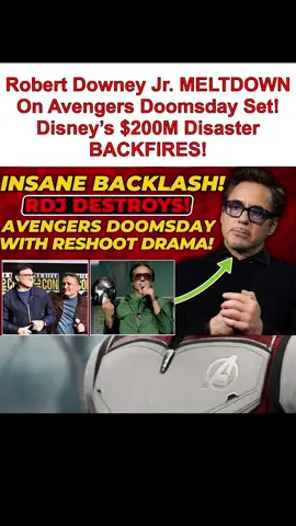 Robert Downey Jr. MELTDOWN On Avengers Doomsday Set! Disney’s $200M Disaster BACKFIRES!#celebrity #news #hollywood #robertdowneyjr 