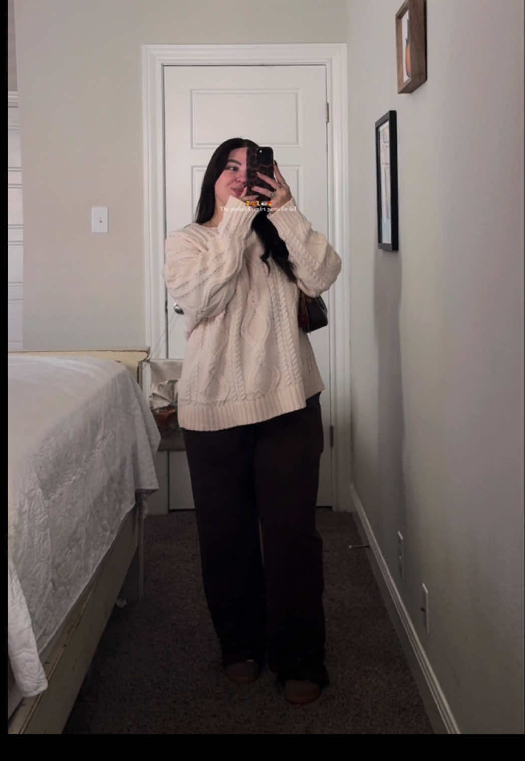 The perfect chocalte brown lounge pants for fall 🧸🍂🤎👢🍁 #girlyfinds #girlythings #creatorsearchinsights #fallfinds #fallfindsforyou #falloutfits #fallfits #comfrtclothing #comfrtloungewear #fallfashioninspo @Comfrt  