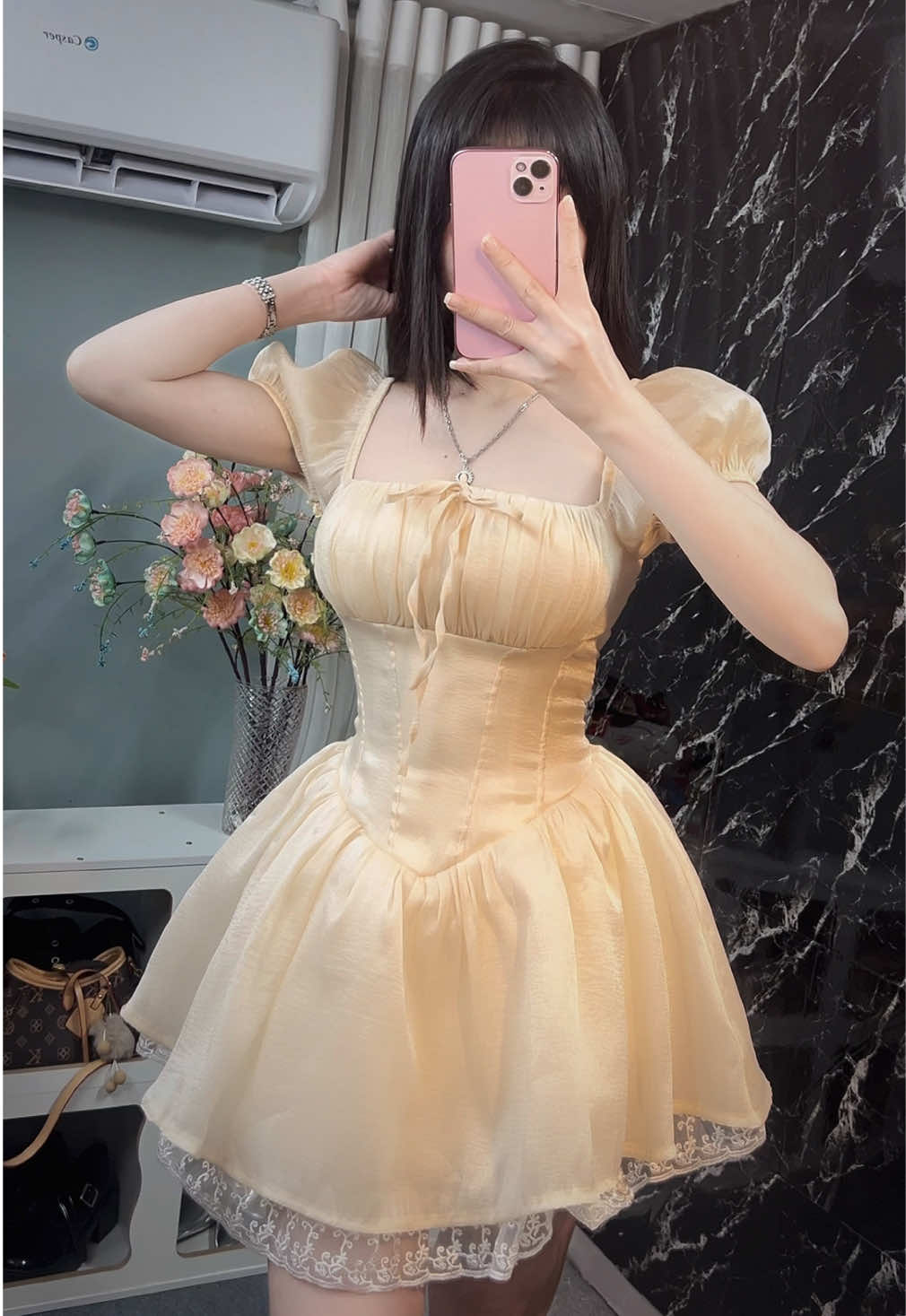 #vayxinh #dam #damxinh #vayngan #vayxoe 