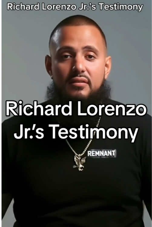 Apostle Richard Lorenzo Jr.’s Testimony #christiantiktok #jesuschrist #witchtok #richardlorenzojr #rrmiarmy1 