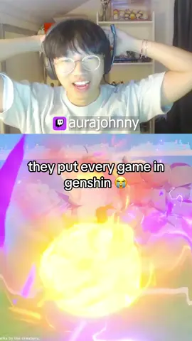 they put every single game in genshin…we ALL hopping on ts like it’s roblox #GenshinImpact #genshin #twitchstreamer #aurajohnny