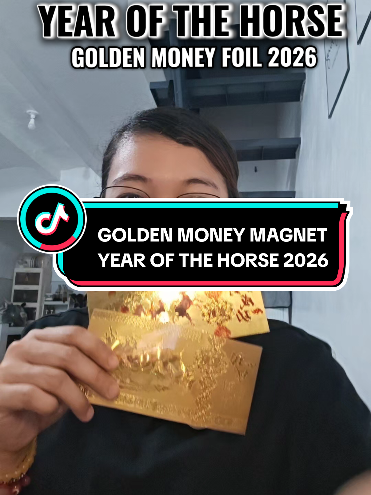 YEAR OF THE HORSE 2026 GOLDEN COIN #2026 MONEY GOLD GOLDEN MONEY #PAMPASWERTE #MONEYMAGNET #MONEYCATCHER 